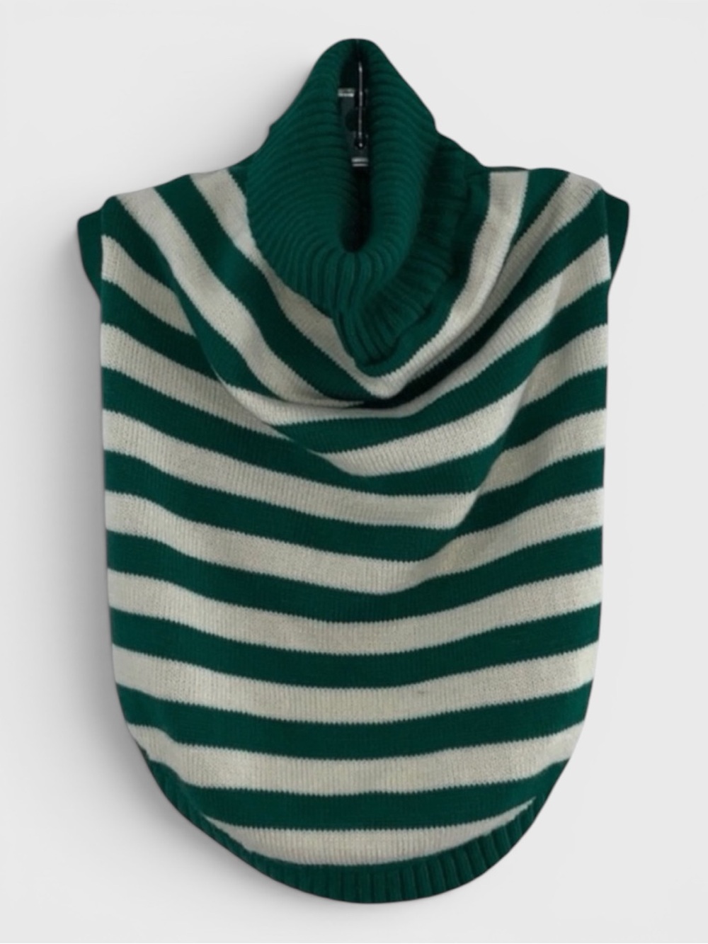 720 10/$50🏄🏻‍♀️ Green and White Striped XS Dog Sweater
